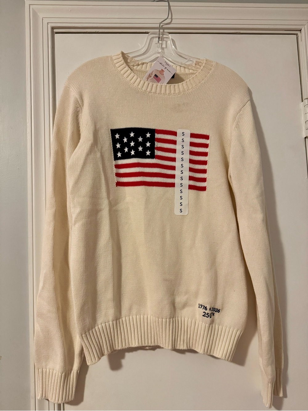 NWT State of Mine America 250 Sweater Size Small